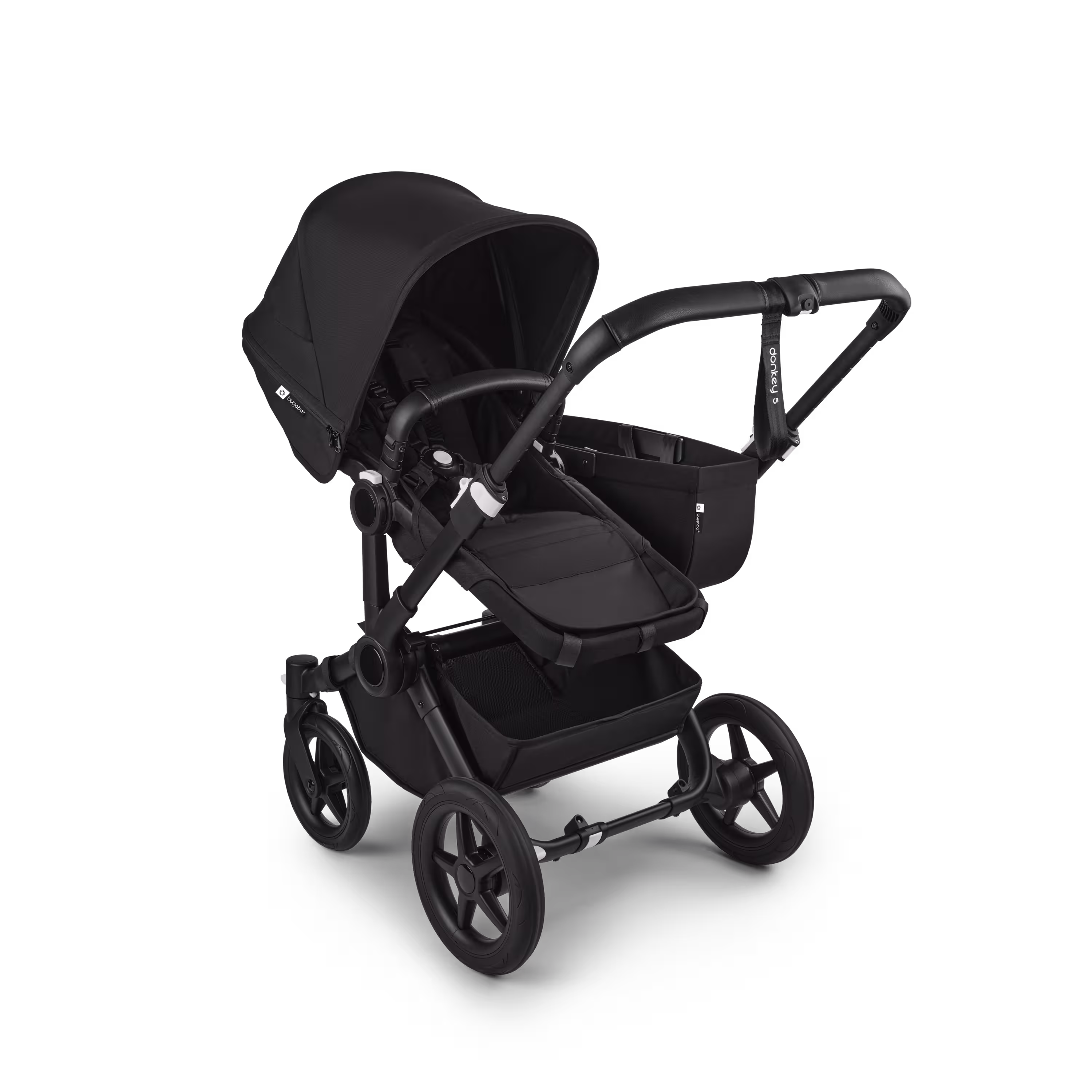 Refurbished Bugaboo Donkey 5 Mono complete BLACK/MIDNIGHT BLACK-MIDNIGHT BLACK - Main Modal Image Slide 2 of 10