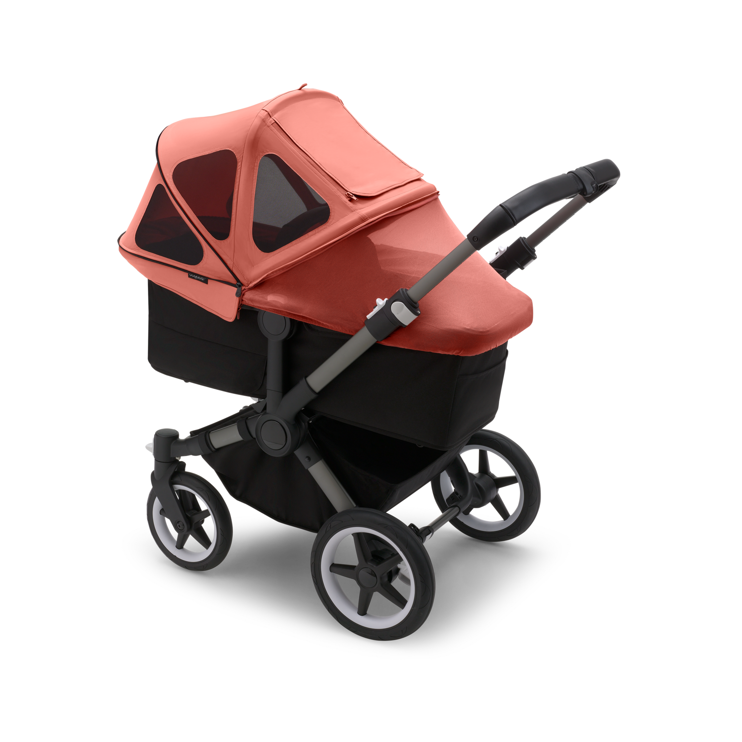 Refurbished Bugaboo Donkey breezy sun canopy Sunrise red - Thumbnail Slide 4 of 4
