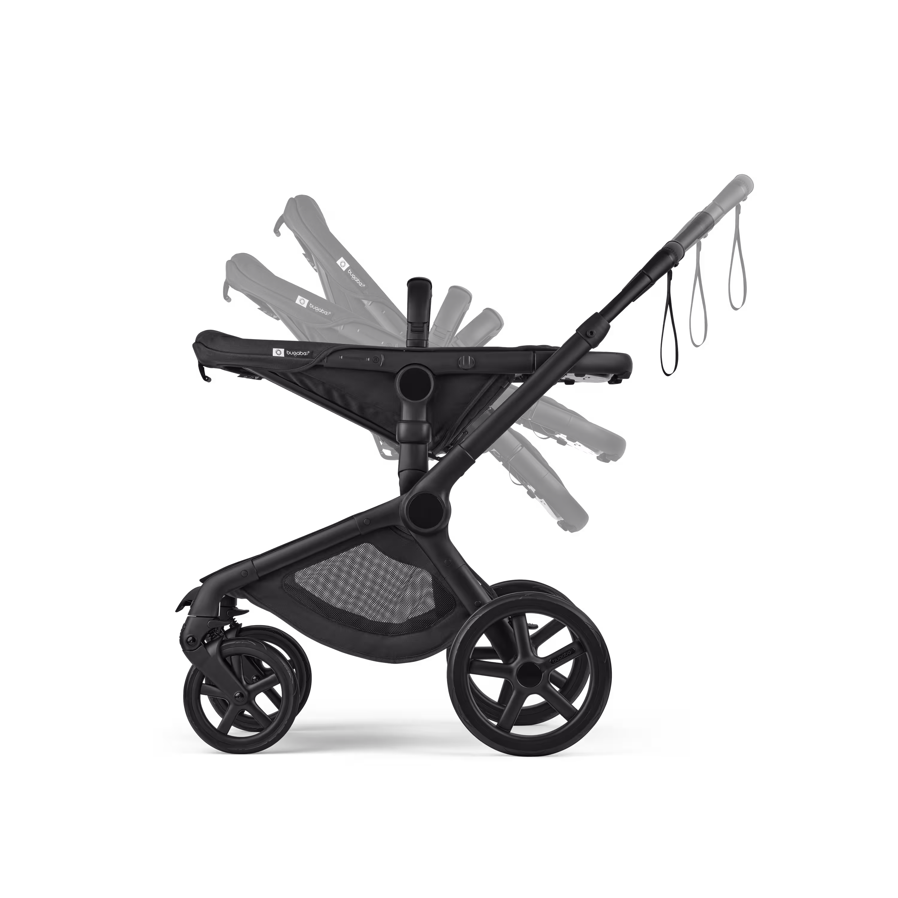 Bugaboo x Stella McCartney Fox 5 Renew 2-in-1 pushchair tobacco brown base, tobacco brown fabrics, tobacco brown sun canopy - Main Modal Image Slide 10 of 13