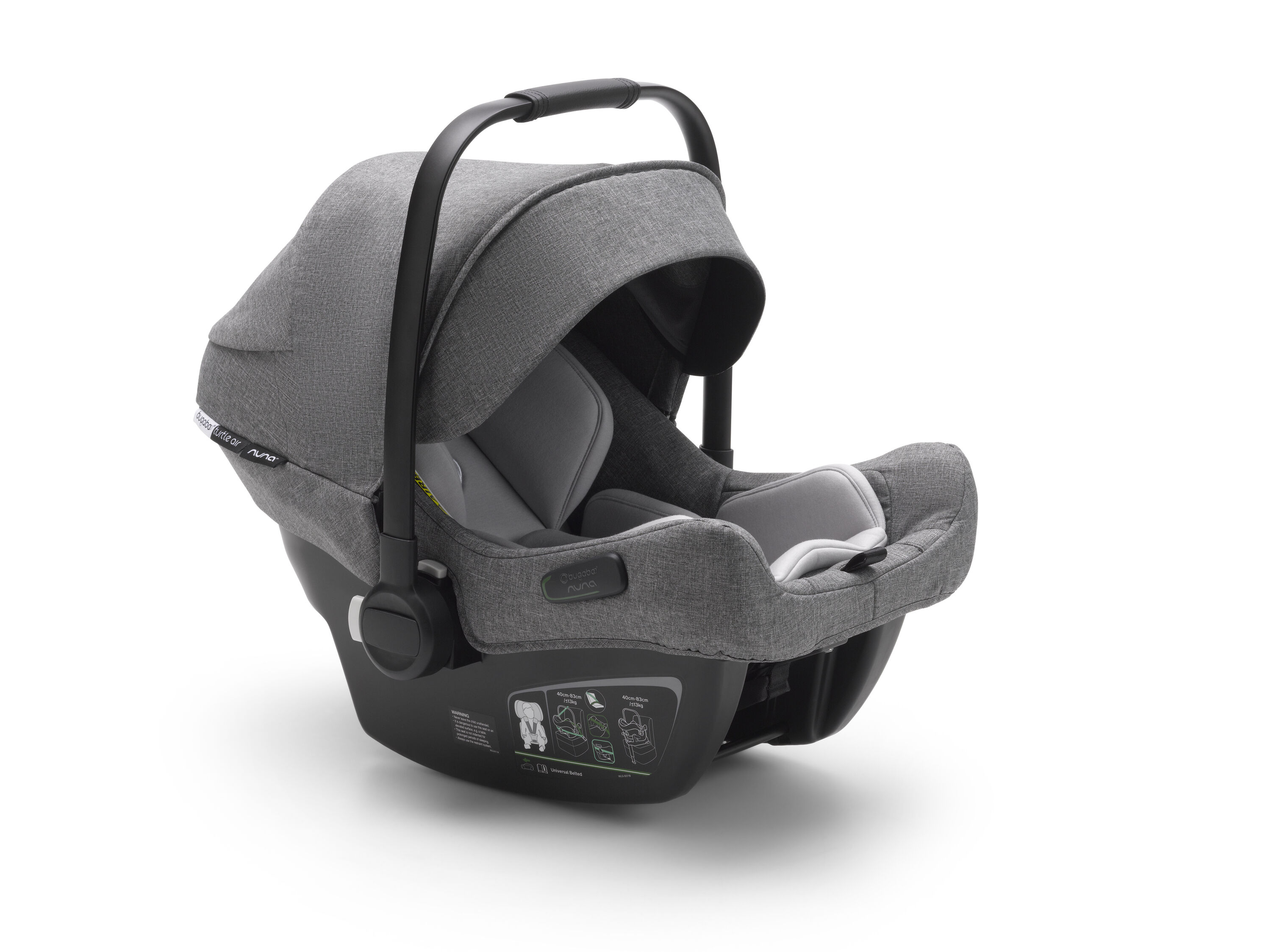 Refurbished Bugaboo Turtle air by Nuna car seat GREY - Main Modal Image Slide 7 of 7