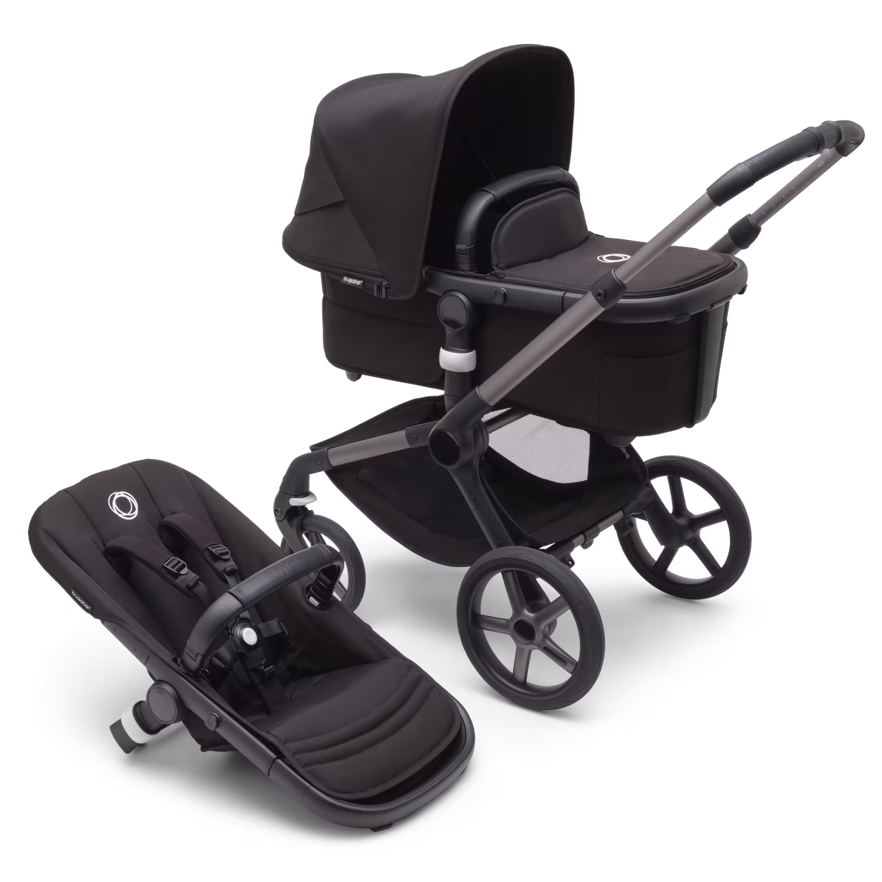 Bugaboo Fox 5 complete GRAPHITE/MIDNIGHT BLACK-MIDNIGHT BLACK - Main Modal Image Slide 1 van 2