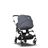 Bugaboo Bee 5 travel system steel blue sun canopy, steel blue fabrics, aluminium base - Thumbnail Slide 2 of 15