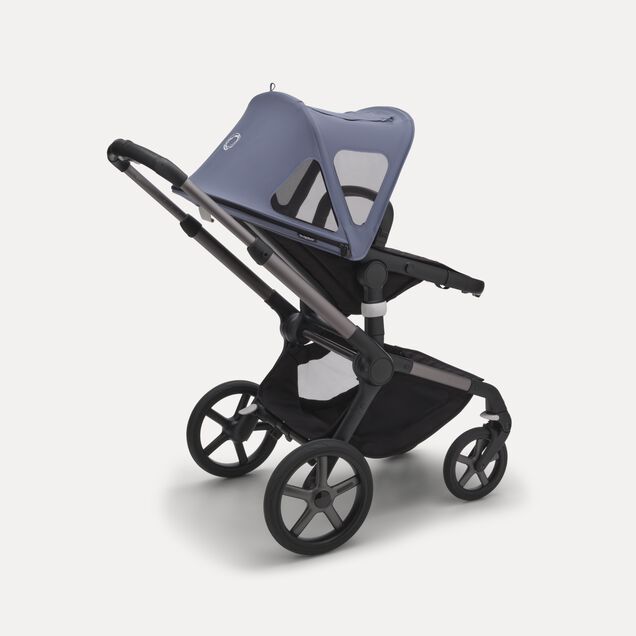 Bugaboo Fox/Cameleon3/Lynx breezy sun canopy v2 SEASIDE BLUE - Main Image Slide 6 of 8