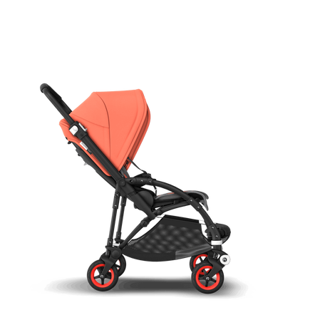 EMEA - Bee 5 seat stroller Coral collection, black chassis