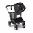 Bugaboo Donkey 5 Mono 2-in-1 stroller graphite base, grey mélange fabrics, midnight black sun canopy - Thumbnail Slide 4 of 11