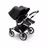 Bugaboo Donkey 5 twin stroller aluminium base, midnight black fabrics, midnight black sun canopy - Thumbnail Slide 2 of 10