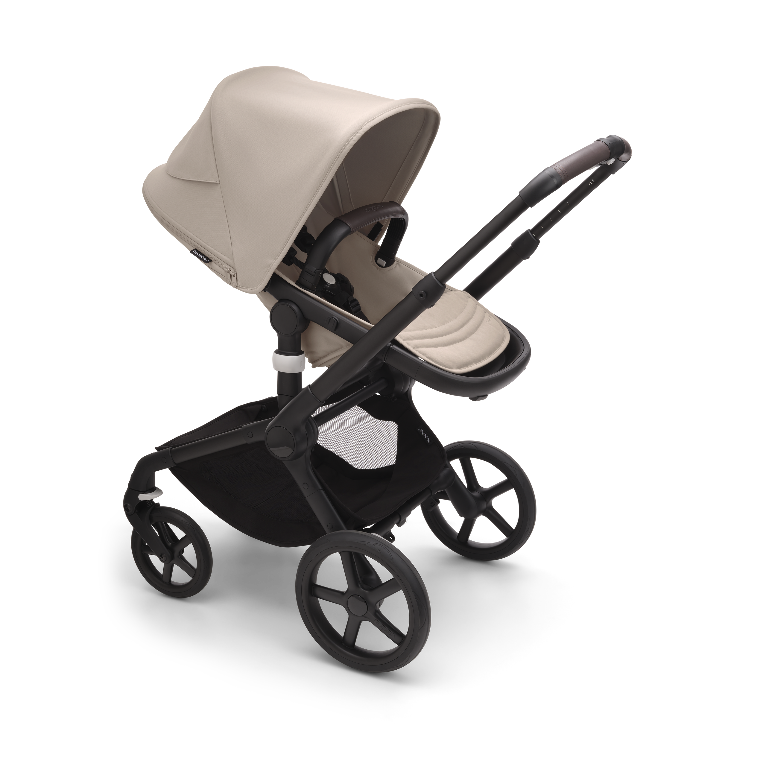 Refurbished Bugaboo Fox 5 complete US BLACK/DESERT TAUPE-DESERT TAUPE - Thumbnail Slide 1 of 1