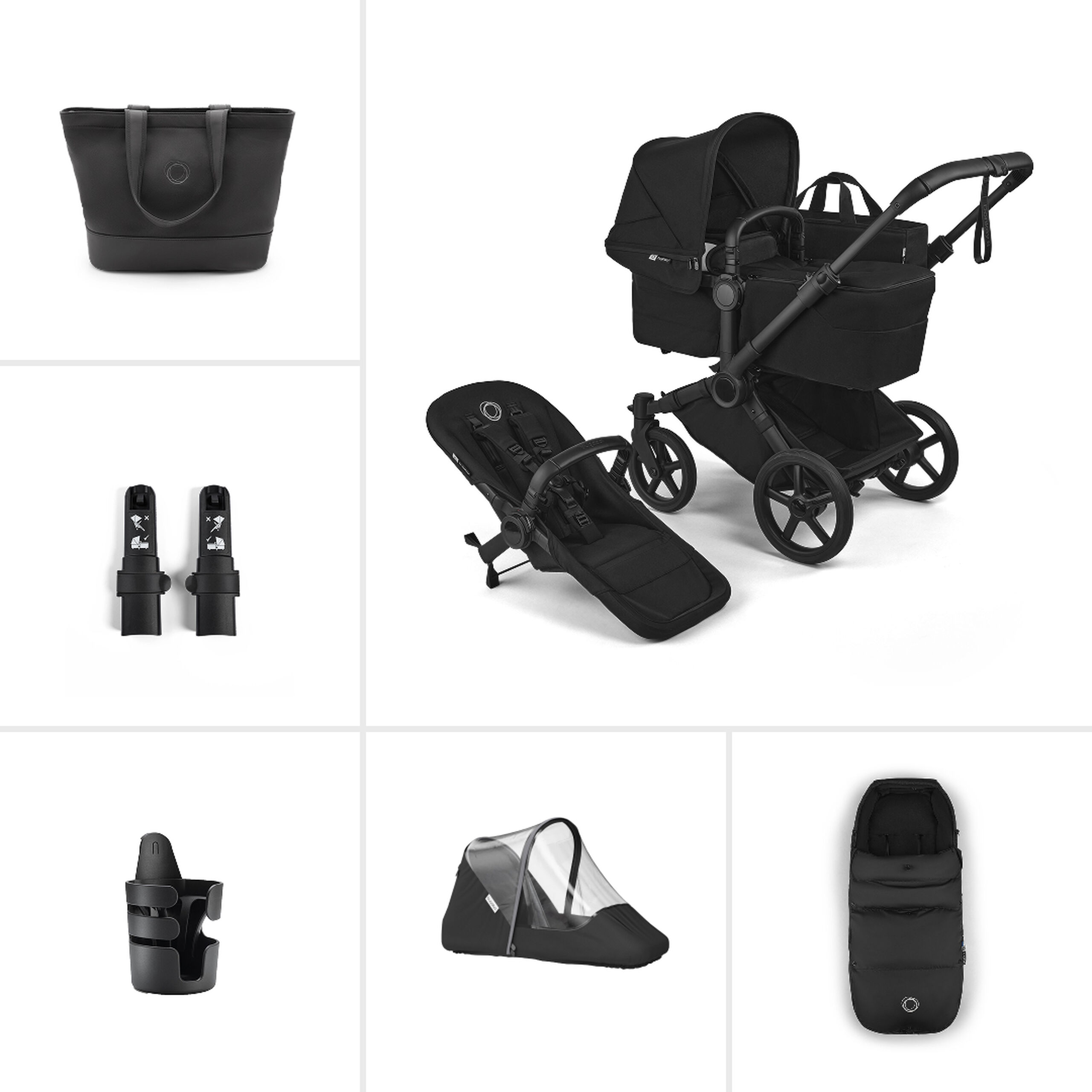 Bugaboo Donkey 6 Single Komplett Barnvagnspaket - Thumbnail Slide 1 of 7