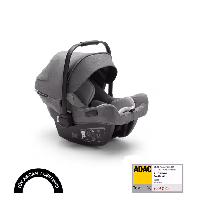 Refurbished Bugaboo Turtle air by Nuna car seat GREY - Main Image Slide 1 of 7