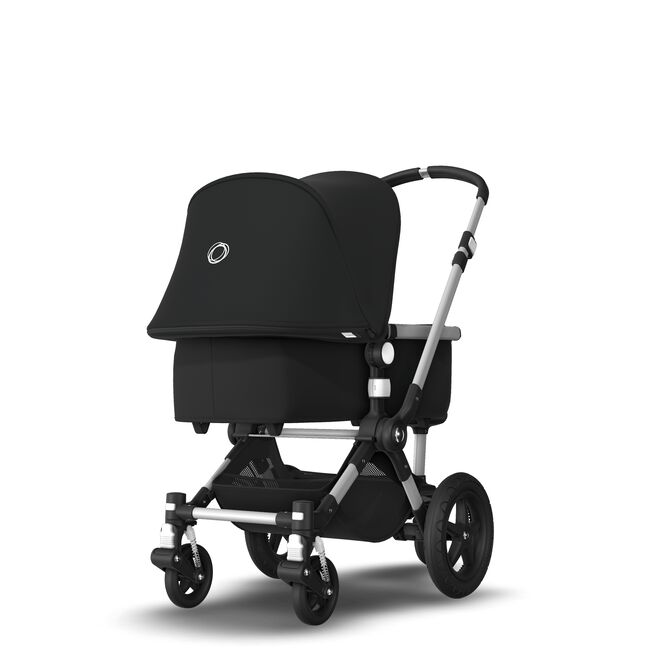 Bugaboo Cameleon 3 Plus Sit and stand stroller Black sun canopy, black  fabrics, aluminum chassis | Bugaboo