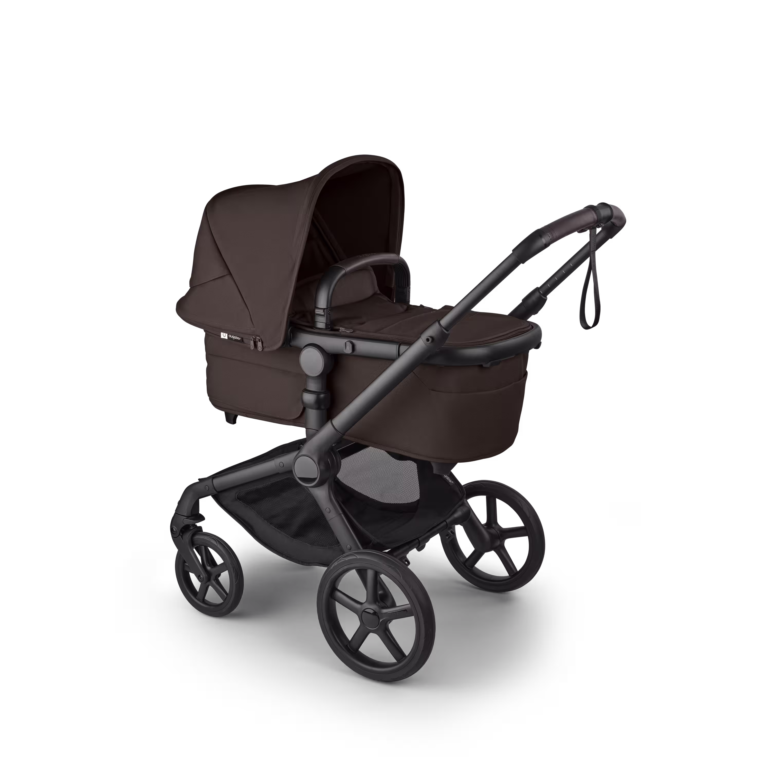 Bugaboo Fox 5 Renew 2-in-1 pram black base, cocoa brown fabrics, cocoa brown sun canopy - Main Modal Image Slide 2 of 13