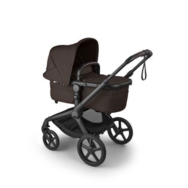 Bugaboo Fox 5 Renew 2-in-1 pram black base, cocoa brown fabrics, cocoa brown sun canopy - view 2