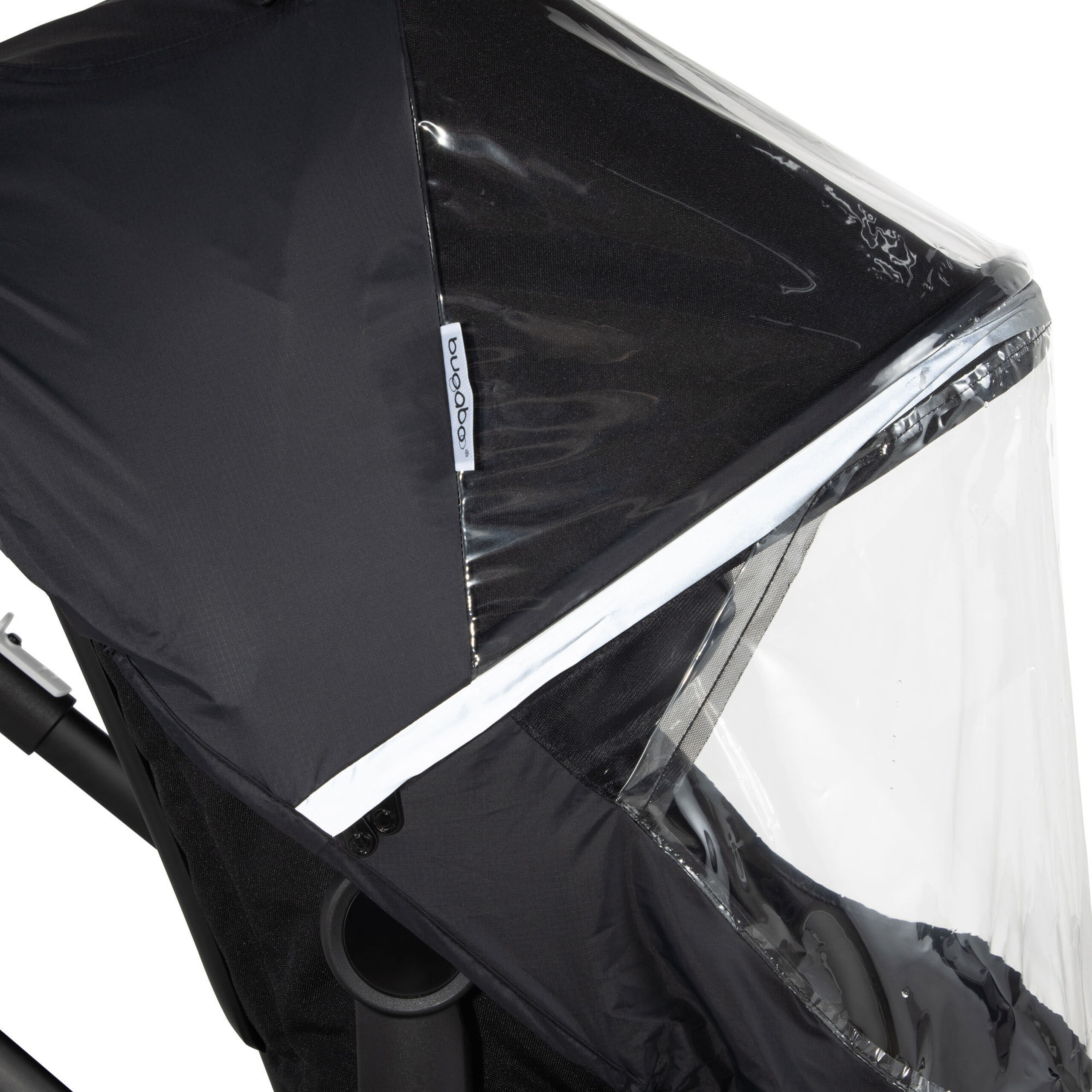 Refurbished Bugaboo Fox/Cameleon high performance raincover BLACK - Thumbnail Slide 4 of 10