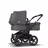 Bugaboo Donkey 3 Twin travel system grey melange sun canopy, grey melange fabrics, black base - Thumbnail Slide 10 of 18