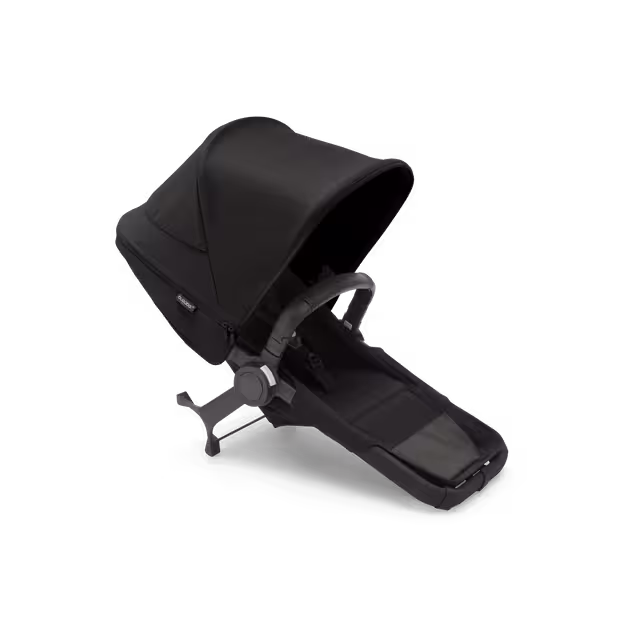Bugaboo Donkey 5 Duo extension complete UK MIDNIGHT BLACK-MIDNIGHT BLACK - Main Image Slide 1 of 2