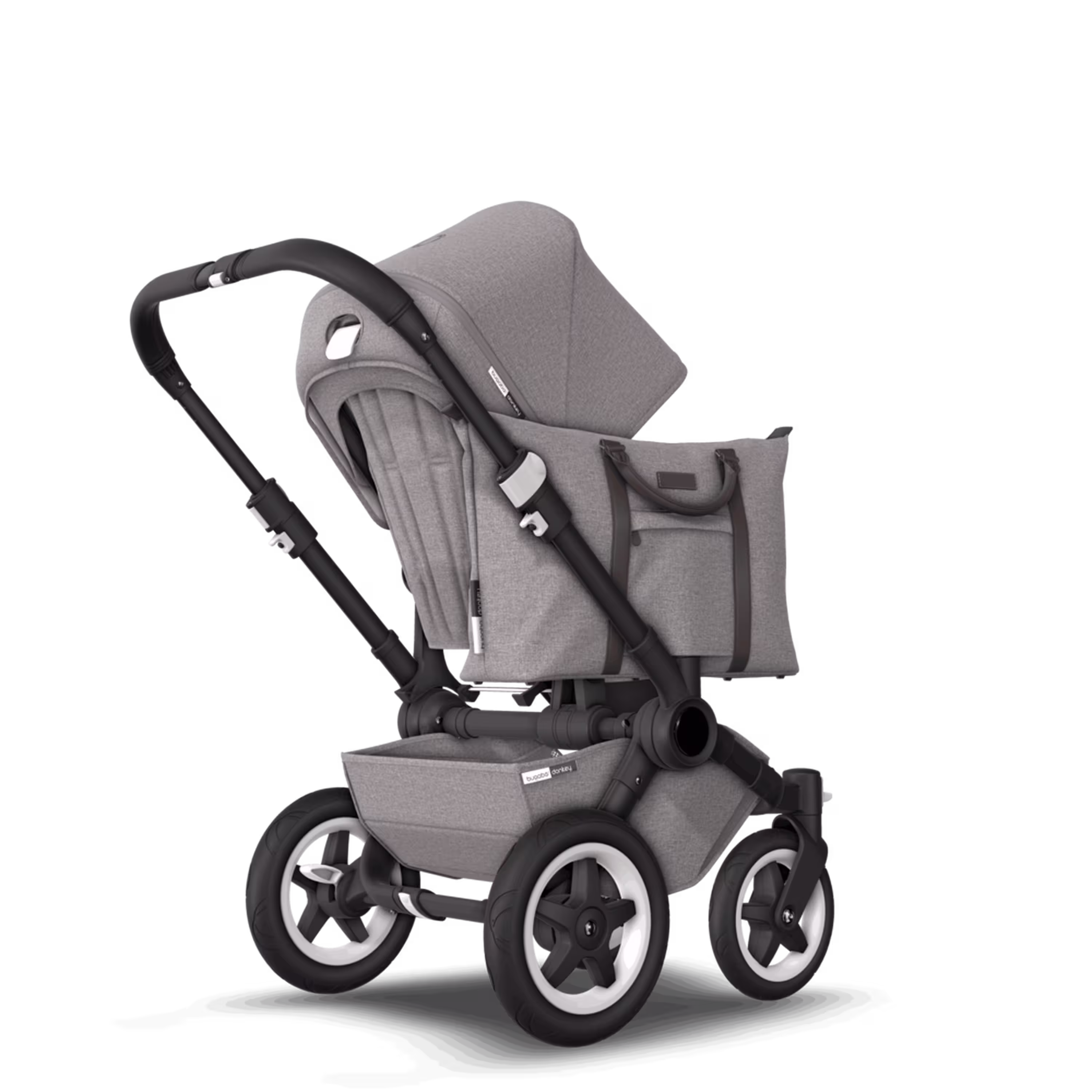 Refurbished Bugaboo Donkey2 Mono complete BLACK/MINERAL LIGHT GREY - Main Modal Image Slide 5 of 14