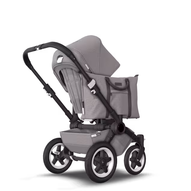 Refurbished Bugaboo Donkey2 Mono complete BLACK/MINERAL LIGHT GREY - Main Image Slide 5 of 14