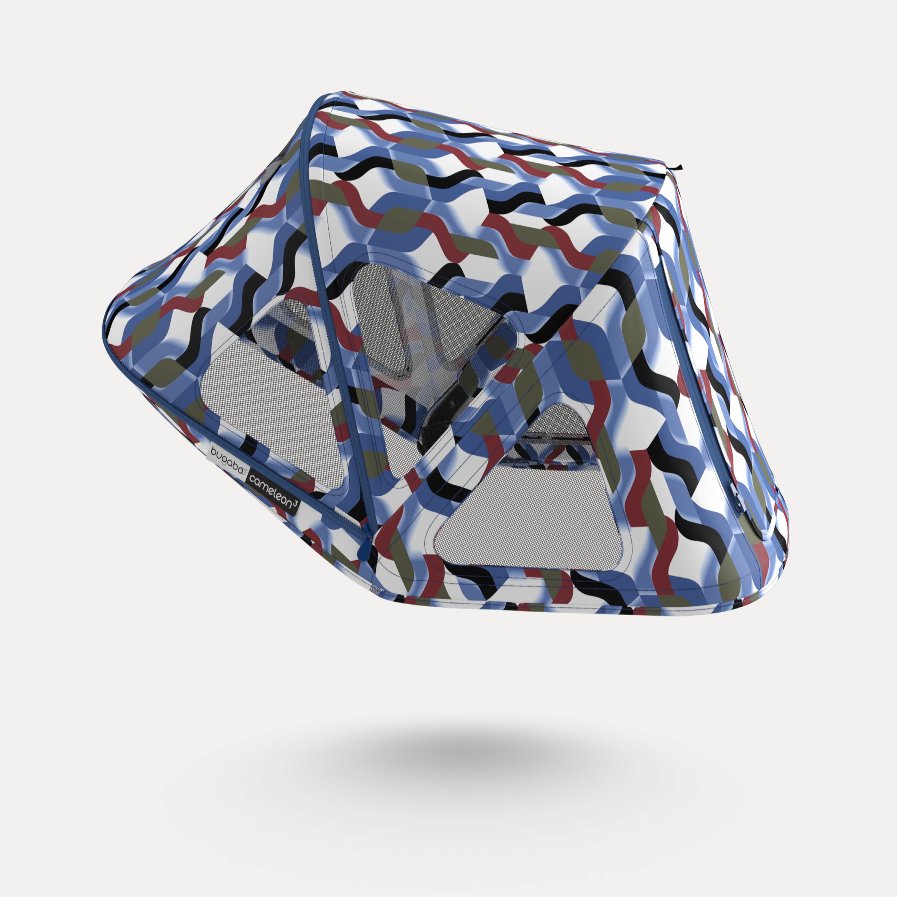 Bugaboo Fox/Cameleon3 breezy sun canopy WAVES - Main Modal Image Slide 1 of 9