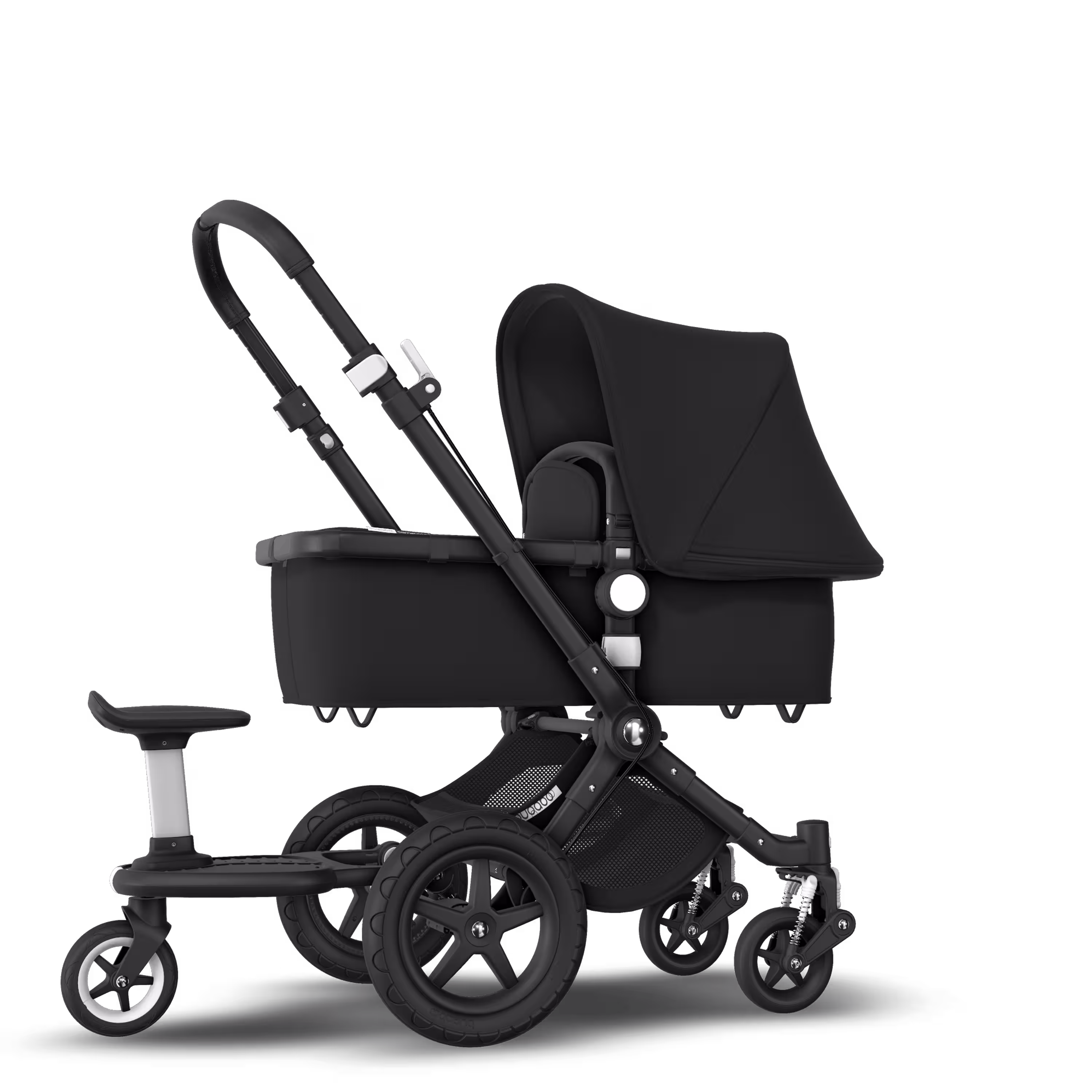 Bugaboo Cameleon 3 Plus sit and stand pushchair black sun canopy, black fabrics, black base - Main Modal Image Slide 6 of 6