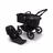 Refurbished Bugaboo Donkey 5 base RW fabric US BLACK/ MIDNIGHT BLACK - Thumbnail Slide 1 of 1