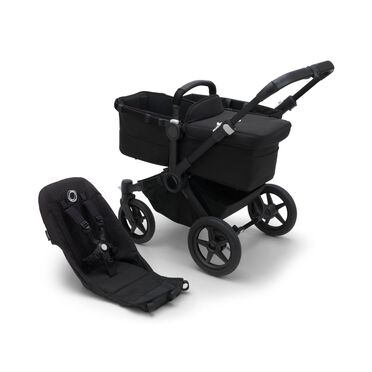Refurbished Bugaboo Donkey 5 base RW fabric US BLACK/ MIDNIGHT BLACK