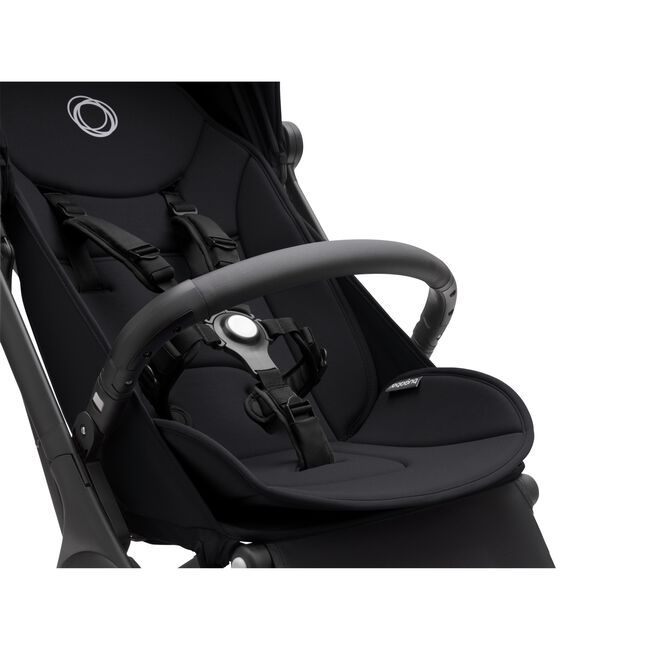 Bugaboo Butterfly seat stroller black base, stormy blue fabrics, stormy blue sun canopy - Main Image Slide 11 of 14