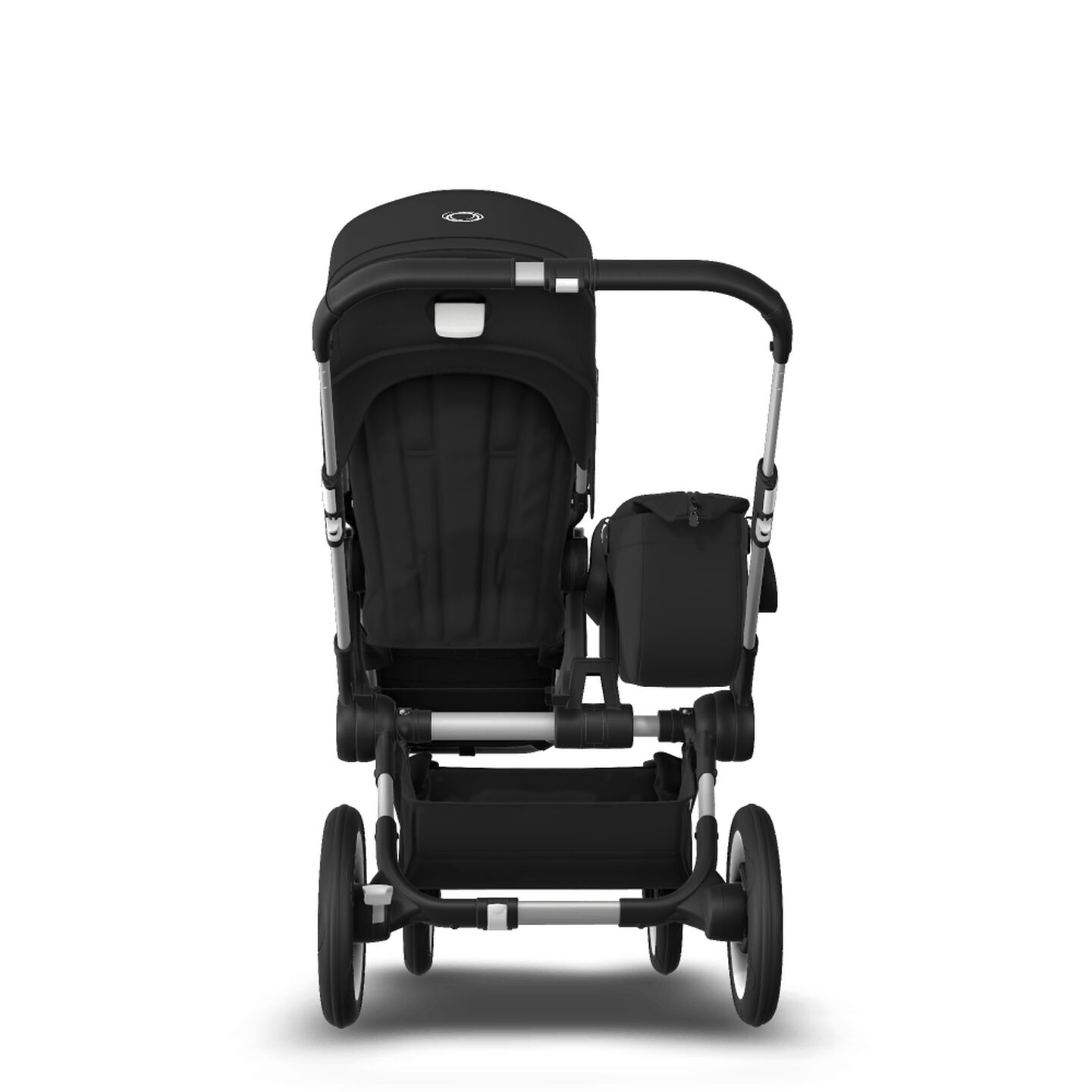 Bugaboo Donkey 3 Mono carrycot and seat pushchair Black sun canopy