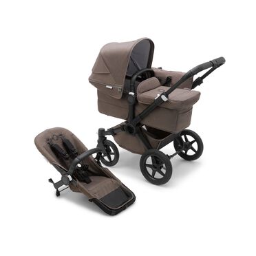 Refurbished Bugaboo Donkey 5 Mineral Mono complete BLACK/TAUPE