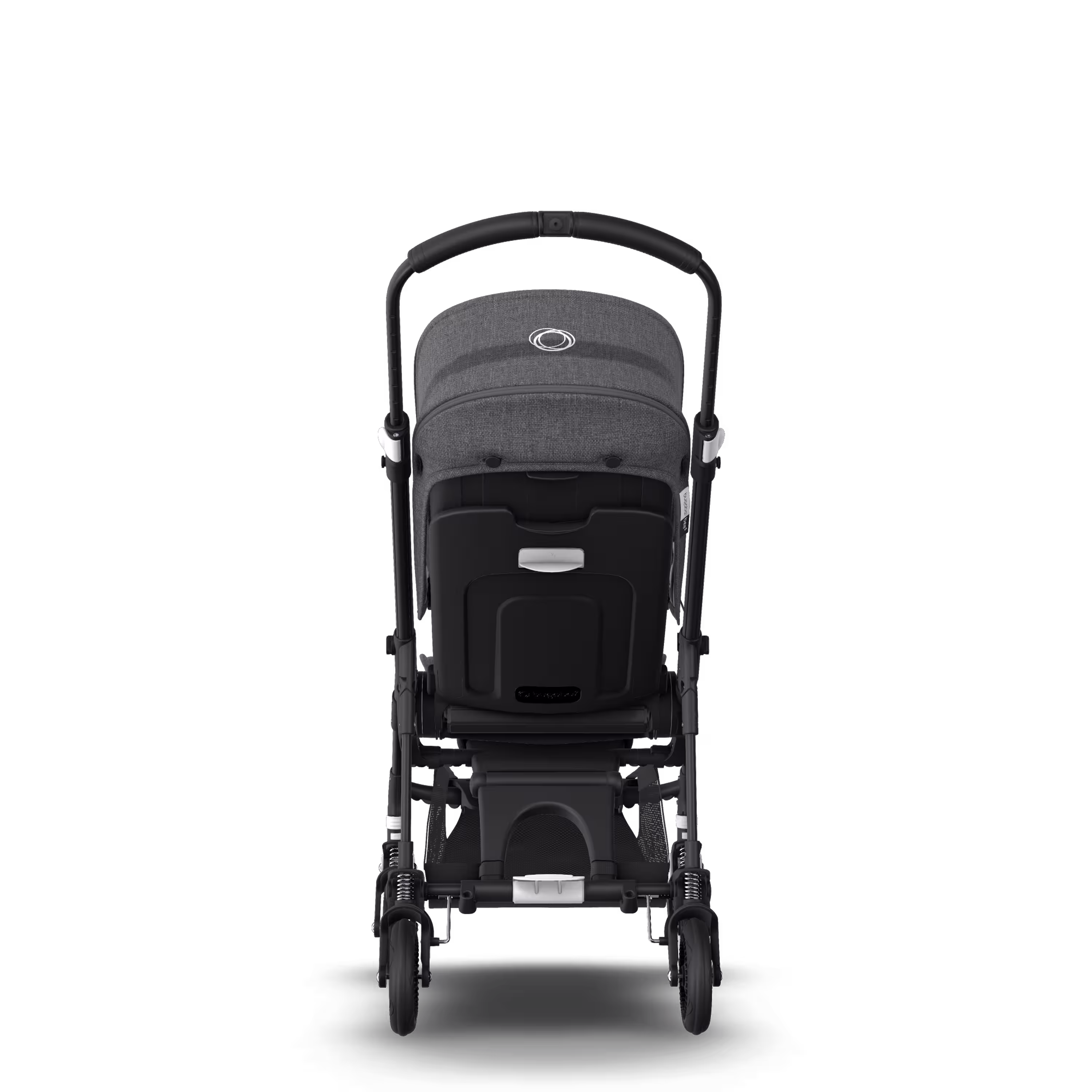 Bugaboo Bee 5 travel system grey melange sun canopy, grey melange fabrics, black base - Main Modal Image Slide 9 of 19