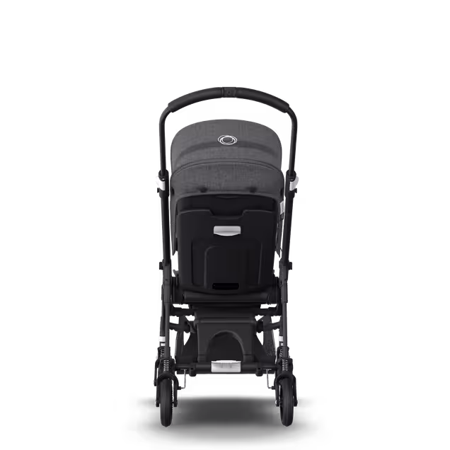 Bugaboo Bee 5 travel system grey melange sun canopy, grey melange fabrics, black base - Main Image Slide 9 of 19