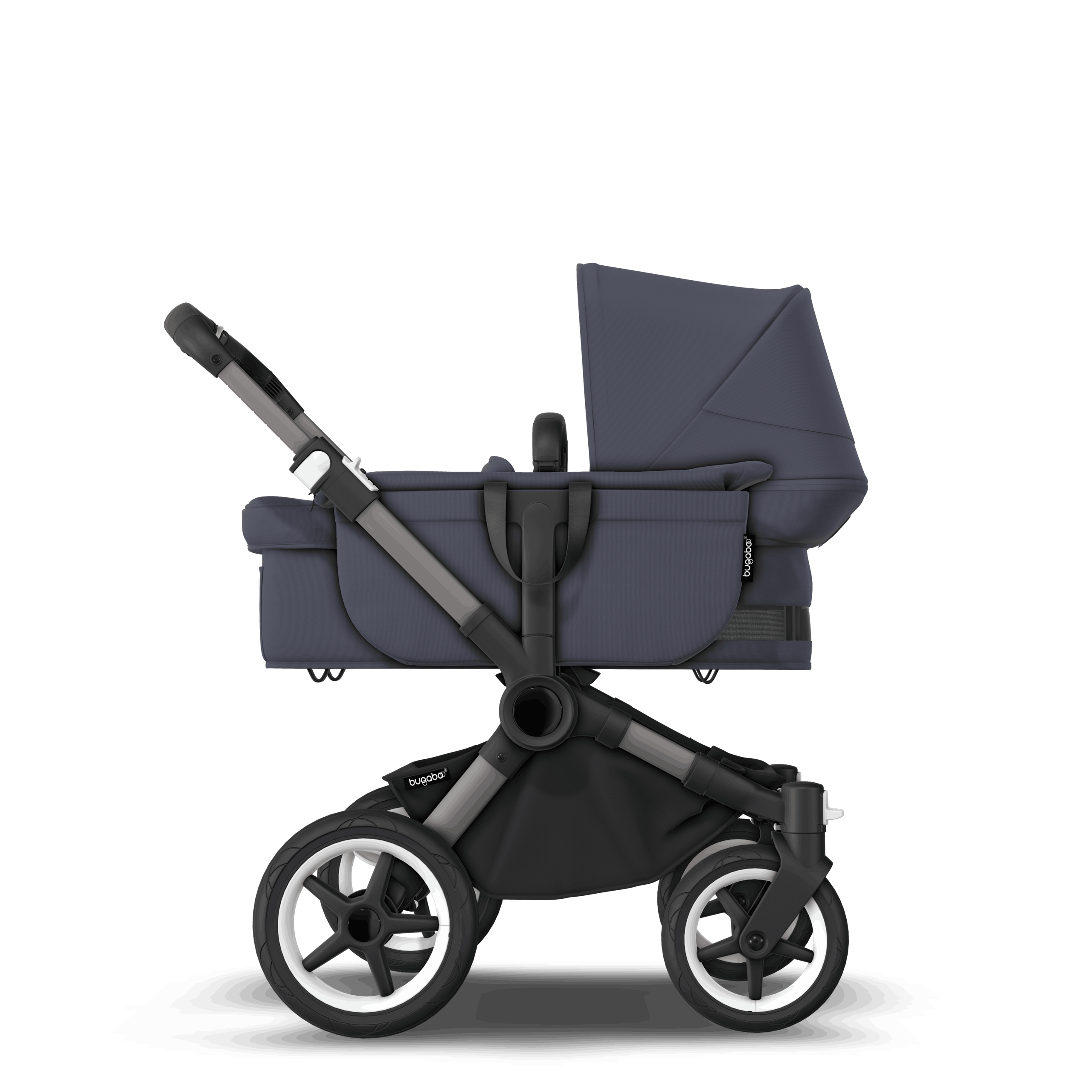Refurbished Bugaboo Donkey 5 Classic Mono complete UK GRAPHITE/DARK NAVY - Thumbnail Slide 3 of 10