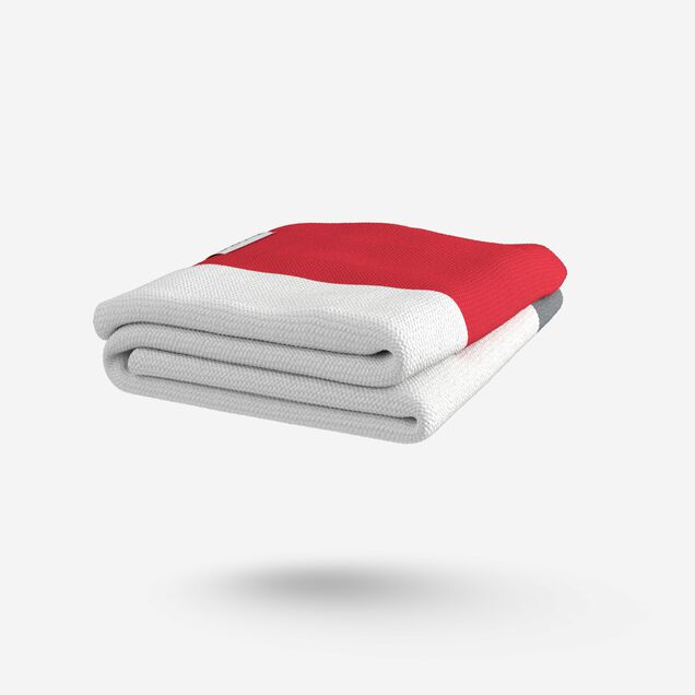 Bugaboo Light Cotton Blanket - NEON RED MULTI - Main Image Slide 7 of 10
