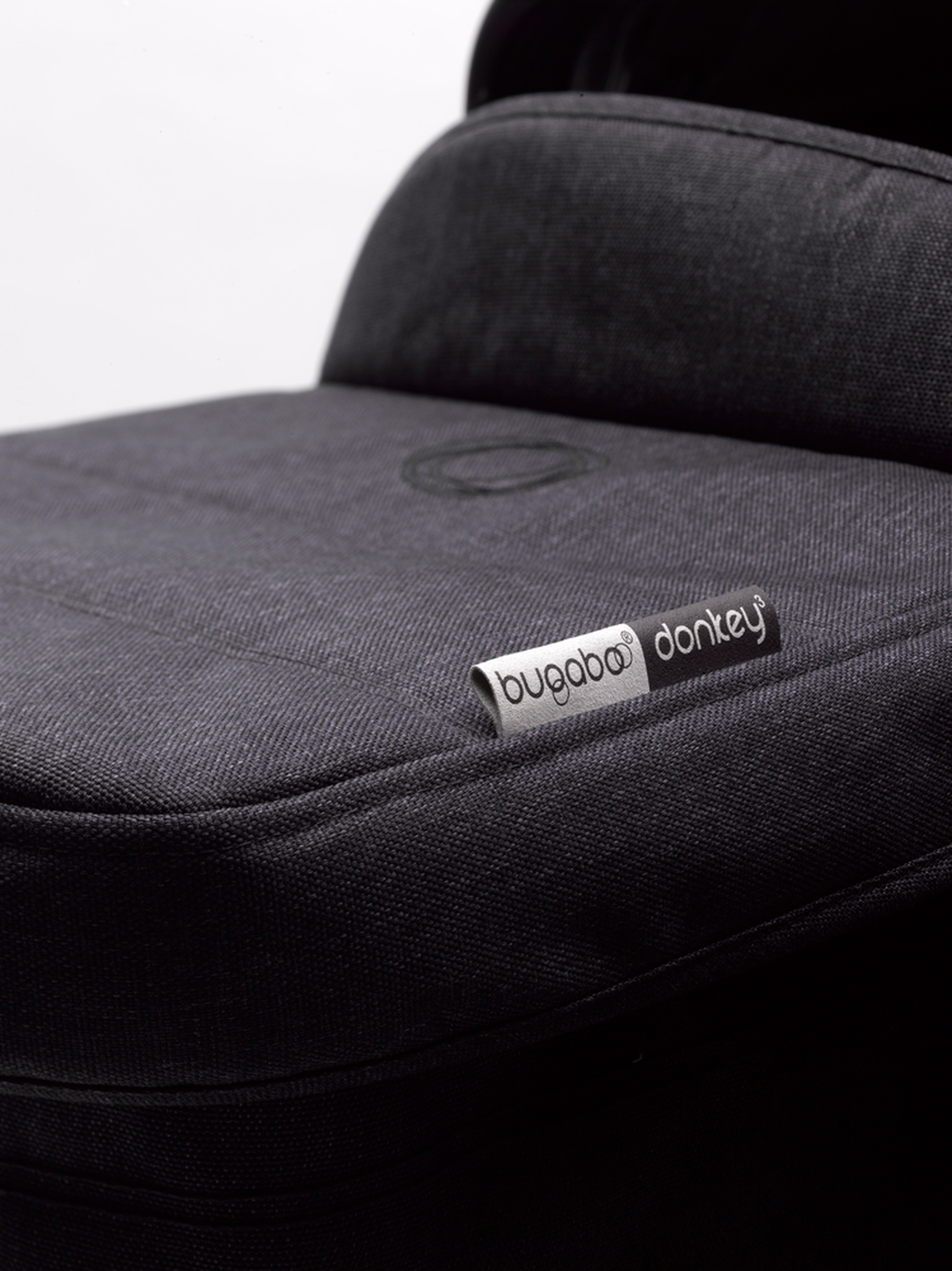 Bugaboo Donkey 3 Mono seat and carrycot pushchair mineral washed black sun canopy, mineral washed black fabrics, black base - Thumbnail Slide 6 of 7