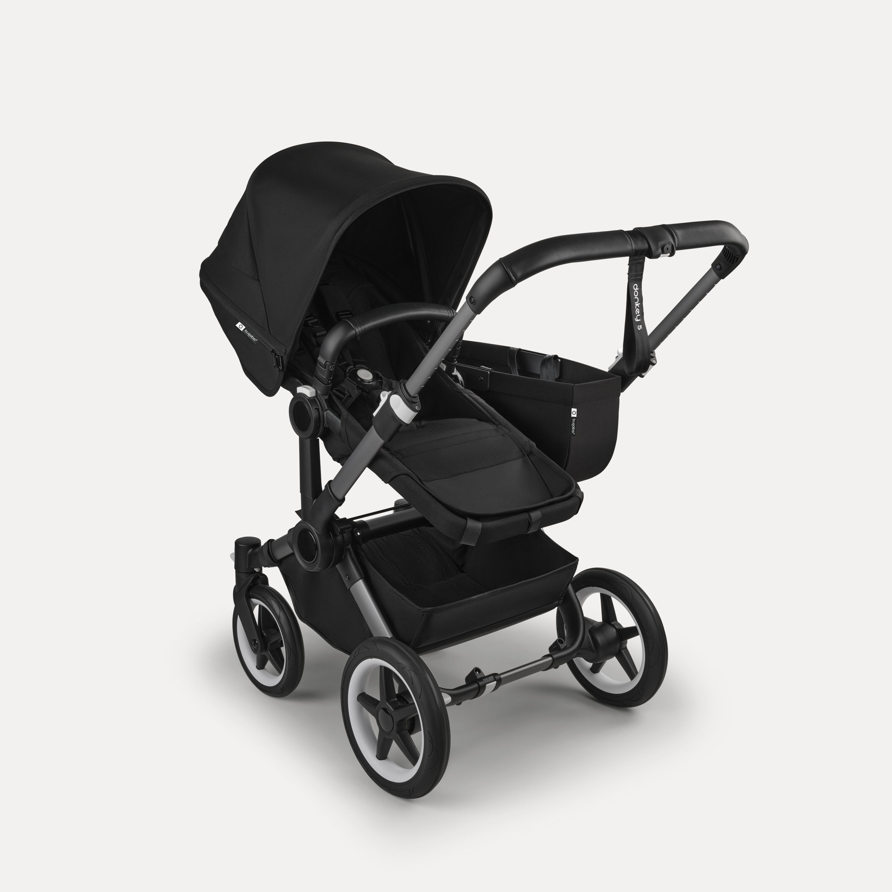 Refurbished Bugaboo Donkey 5 Mono complete GRAPHITE/MIDNIGHT BLACK-MIDNIGHT BLACK - Main Modal Image Slide 2 of 3