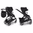 Bugaboo Dragonflys bakficka med flera placeringsmöjligheter: på styret eller bakom bagagekorgen under sittdelen. - Thumbnail Slide 8 of 16