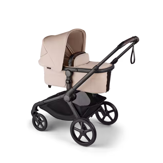 Bugaboo Kangaroo 2-in-1 pram black base, desert taupe fabrics, desert taupe sun canopy - Main Image Slide 3 of 18