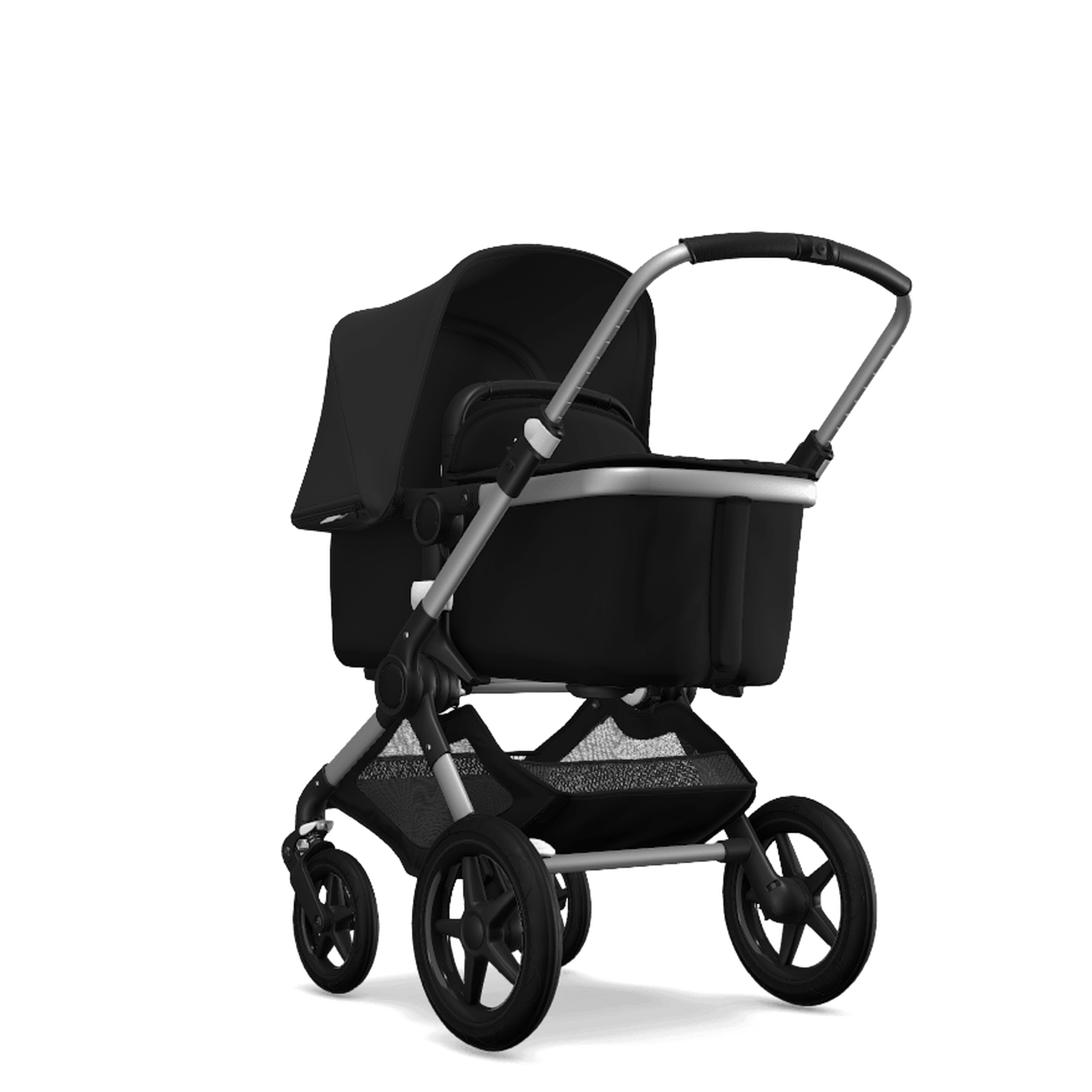 Refurbished Bugaboo Fox complete ALU/BLACK-BLACK - Thumbnail Slide 2 van 4