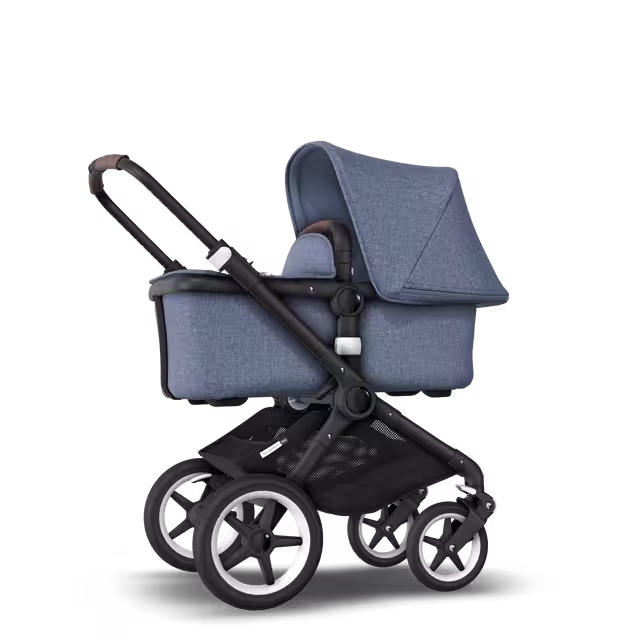 ASIA - Bugaboo Fox stroller bundle Black blue melange - Main Image Slide 6 of 6