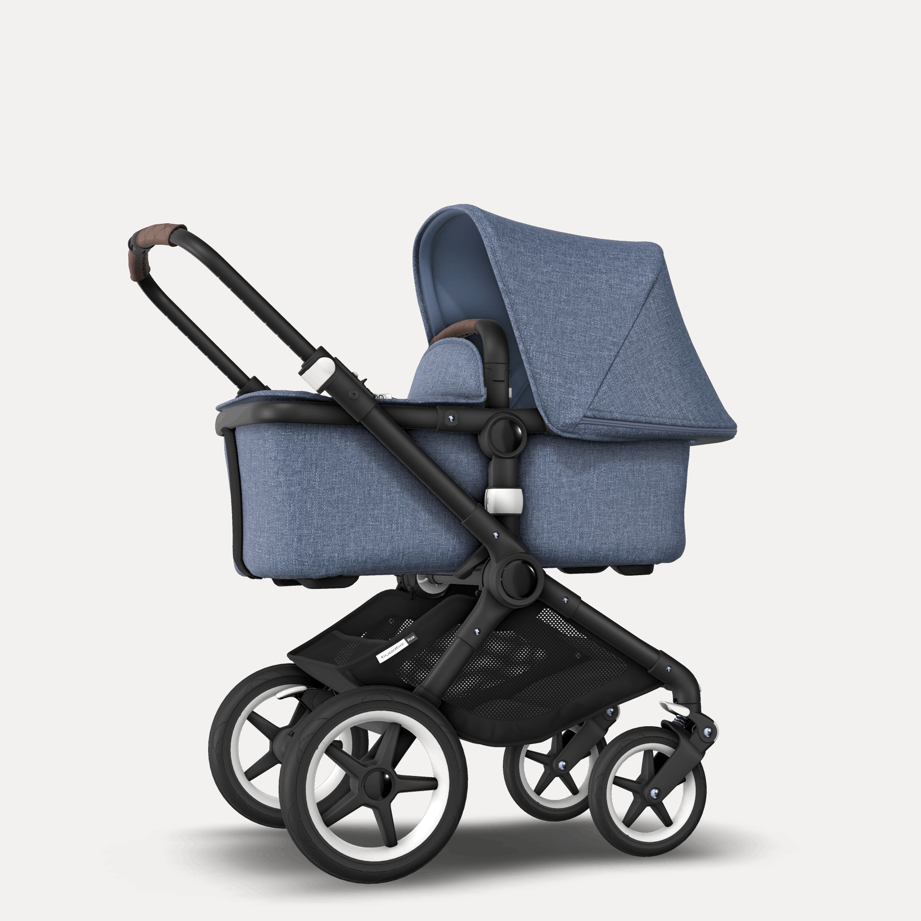 ASIA - Bugaboo Fox stroller bundle Black blue melange - Main Modal Image Slide 6 of 6