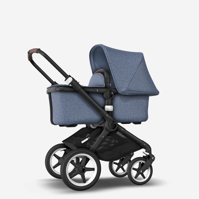 ASIA - Bugaboo Fox stroller bundle Black blue melange - Main Image Slide 6 of 6
