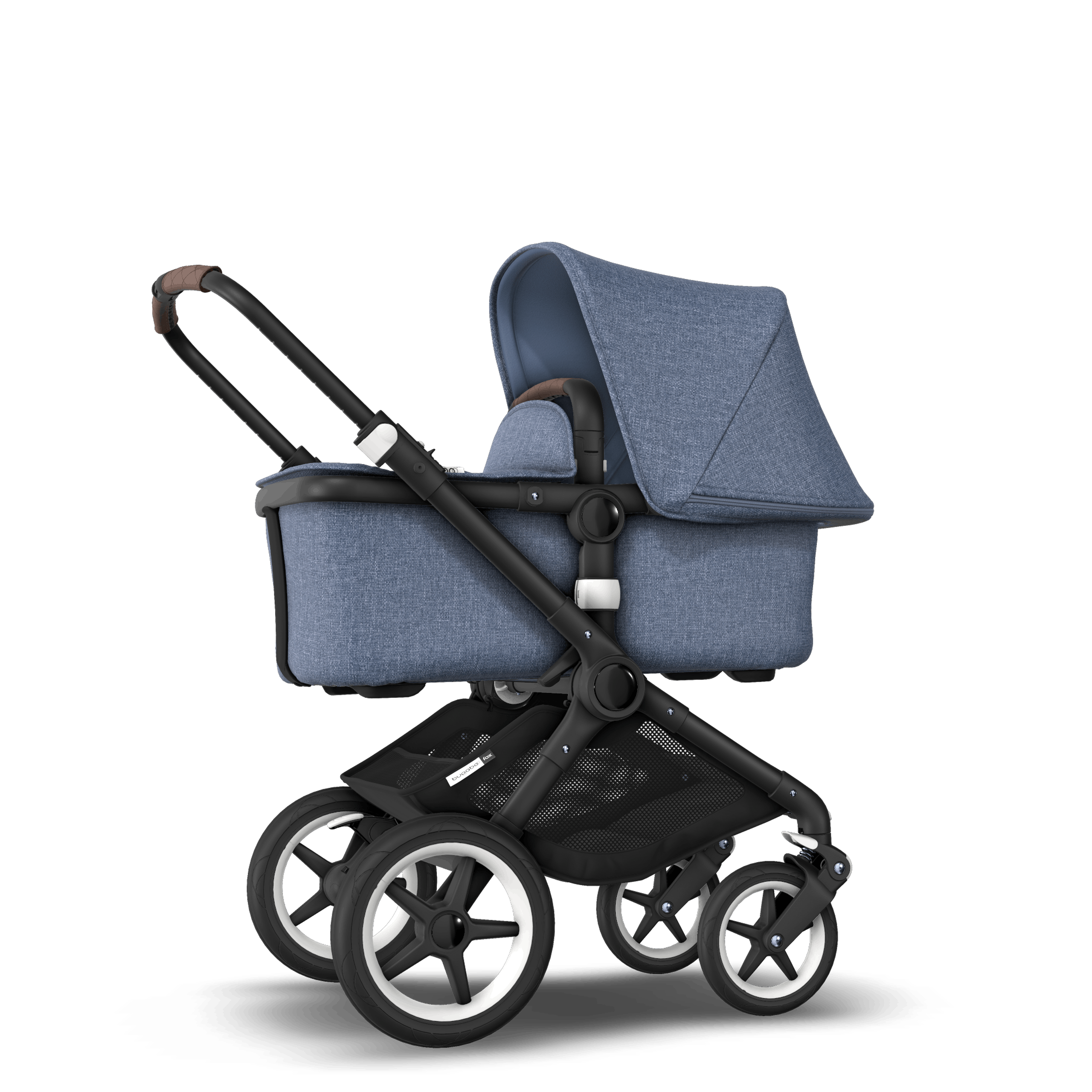 ASIA - Bugaboo Fox stroller bundle Black blue melange - Thumbnail Slide 6 of 6