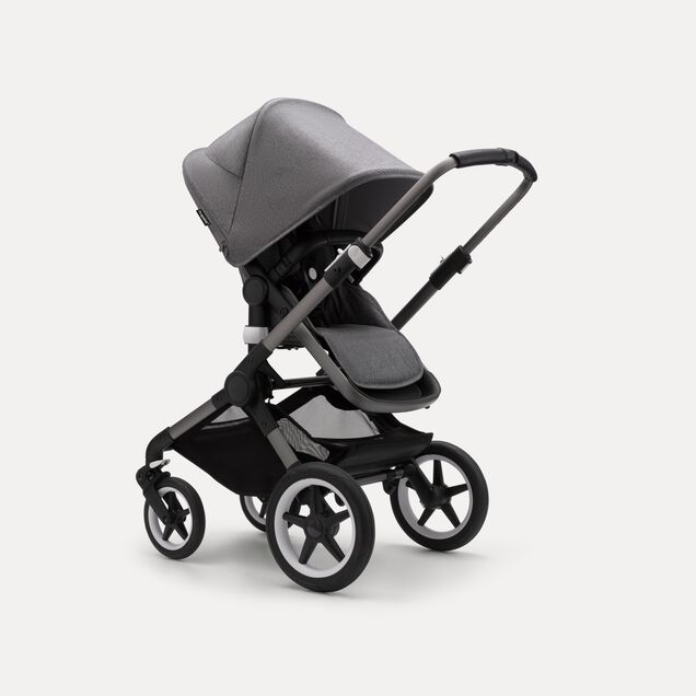 Refurbished Bugaboo Fox 3 complete GRAPHITE/GREY MELANGE-GREY MELANGE - Main Image Slide 4 of 5