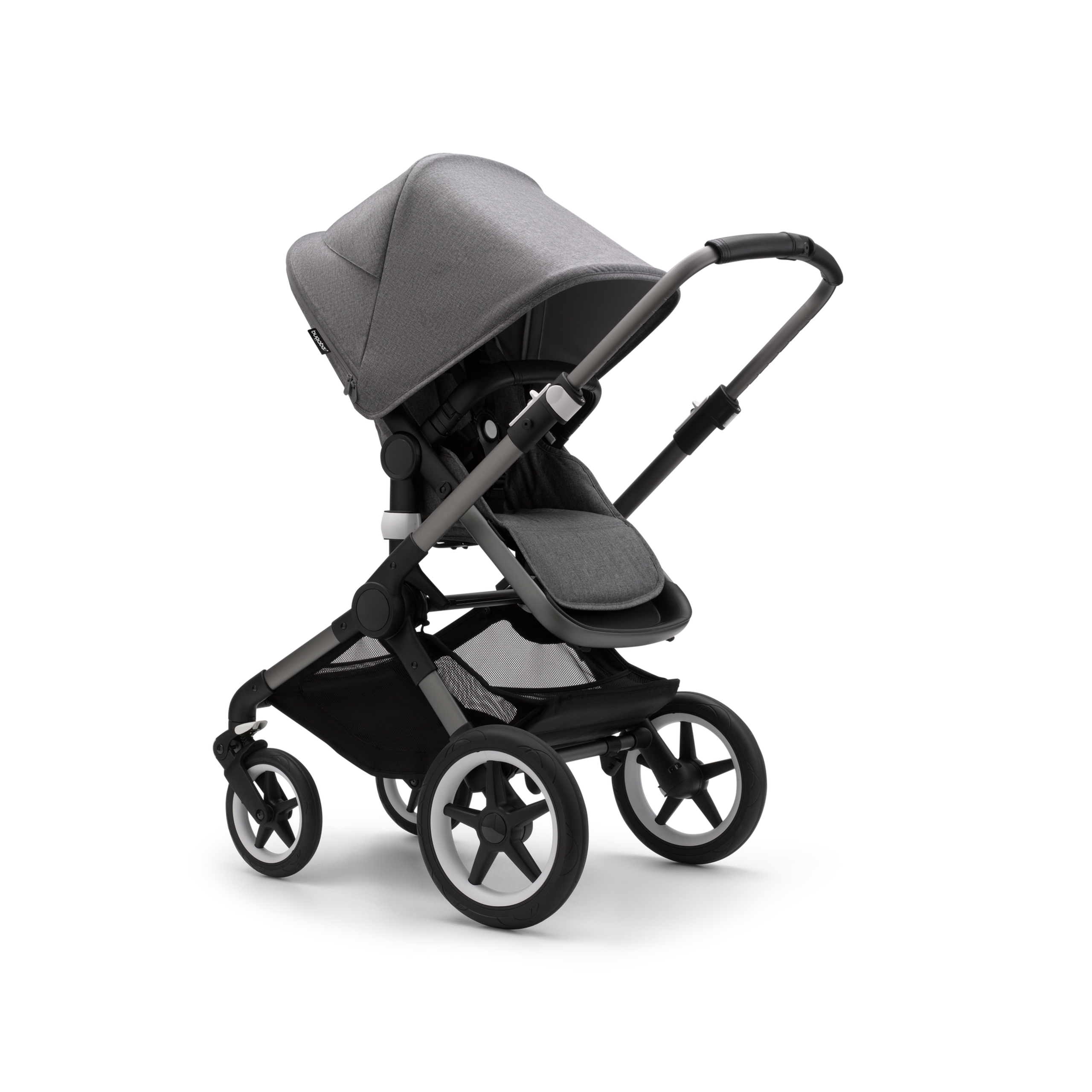 Refurbished Bugaboo Fox 3 complete UK GRAPHITE/GREY MELANGE-GREY MELANGE - Thumbnail Slide 4 of 5