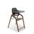 Bugaboo Giraffe chair in warm wood/grey with baby set and tray in grey. - Thumbnail Slide 3 of 4