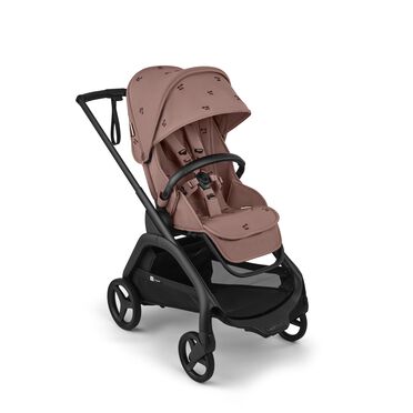 Bugaboo x Konges SlØjd limited edition Dragonfly Plus 2-in-1 stroller black base, dusty pink fabrics, dusty pink sun canopy - view 2