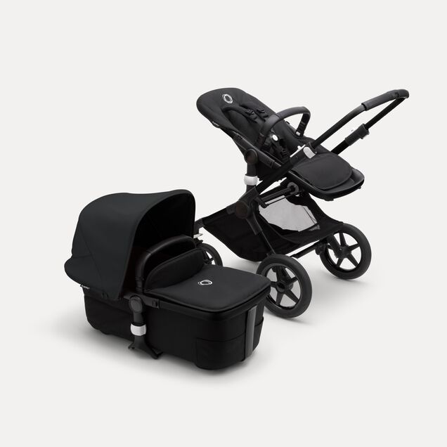 Refurbished Bugaboo Fox 3 complete UK BLACK/MIDNIGHT BLACK-MIDNIGHT BLACK - Main Image Slide 4 of 5