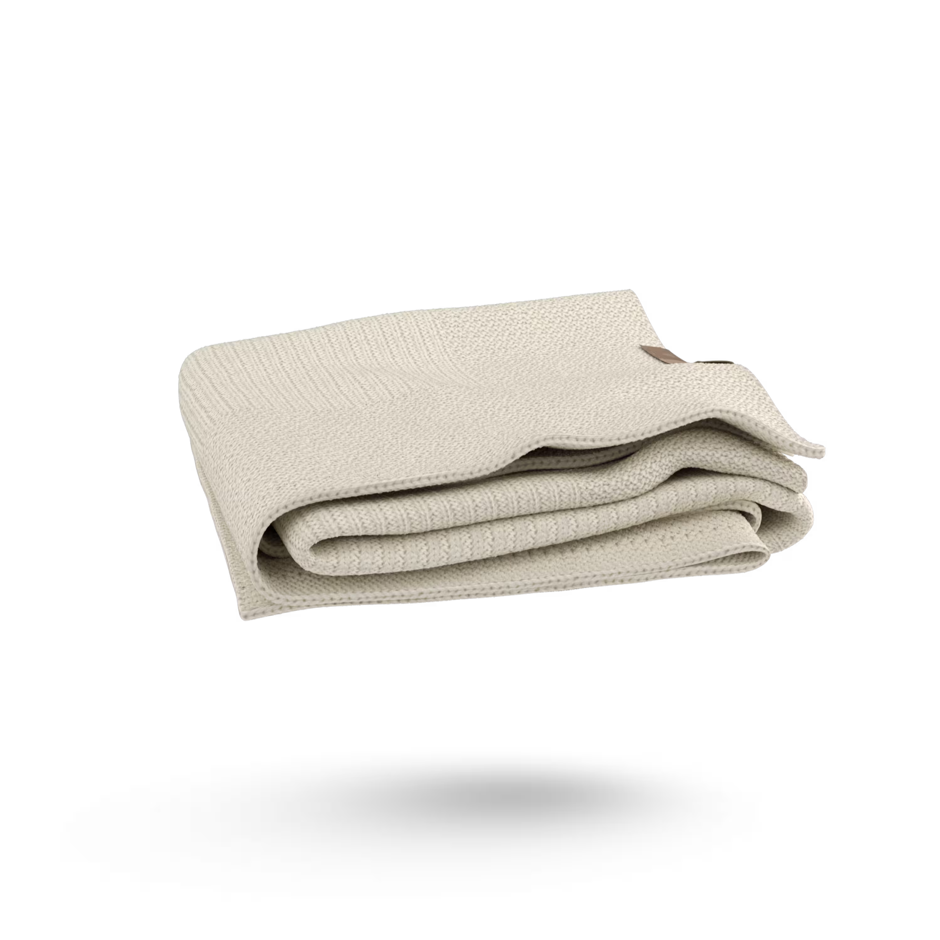 Refurbished Bugaboo Soft Wool Blanket OFF WHITE MELANGE - Main Modal Image Slide 4 of 9