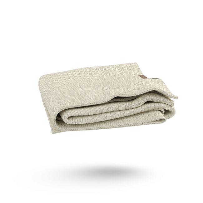 Refurbished Bugaboo Soft Wool Blanket OFF WHITE MELANGE - Main Image Slide 4 of 9