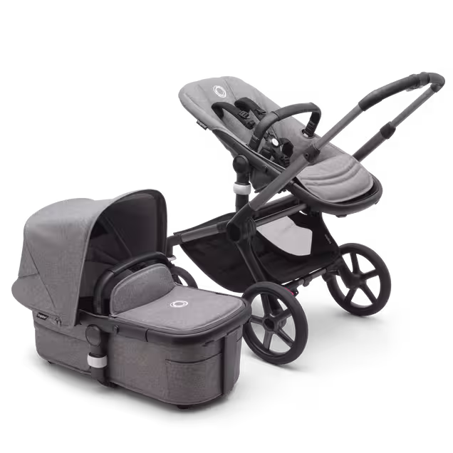 Refurbished Bugaboo Fox 5 complete US GRAPHITE/GREY MELANGE-GREY MELANGE - Main Image Slide 2 of 2