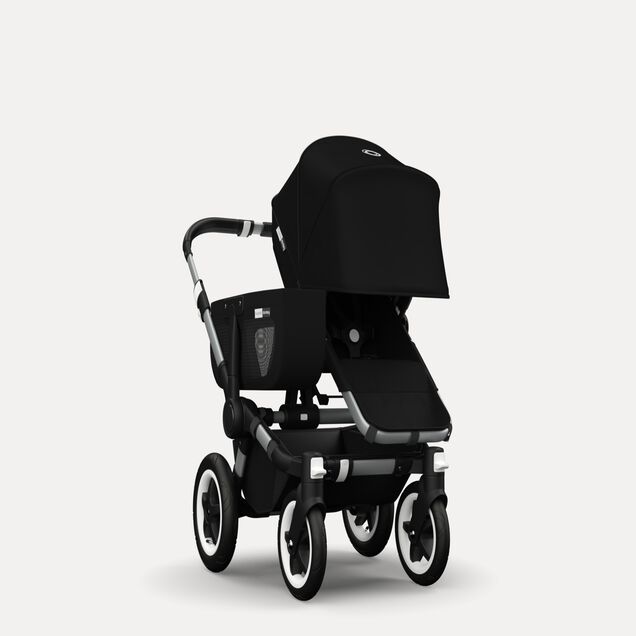 Refurbished Bugaboo Donkey Mono complete ALU/BLACK-BLACK - Main Image Slide 1 of 8